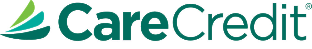 CareCredit logo in green and blue.
